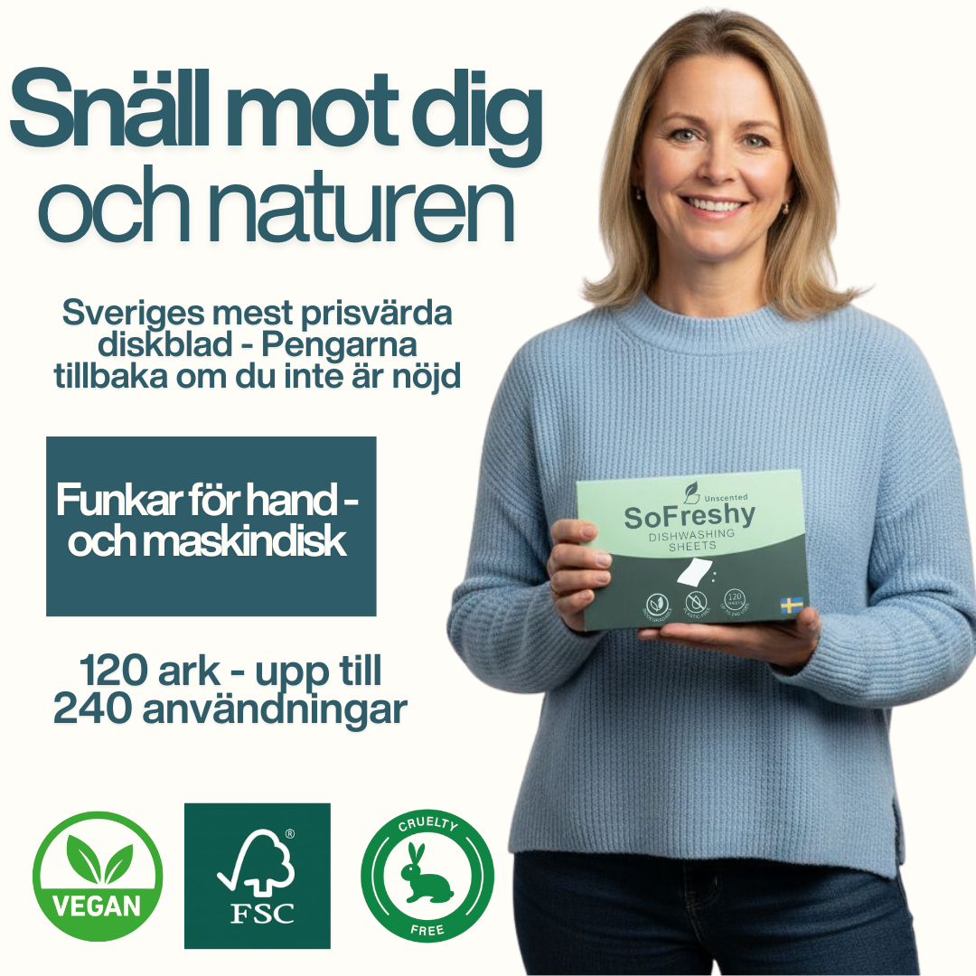 SoFreshy Ekologiska Diskblad Doftfri