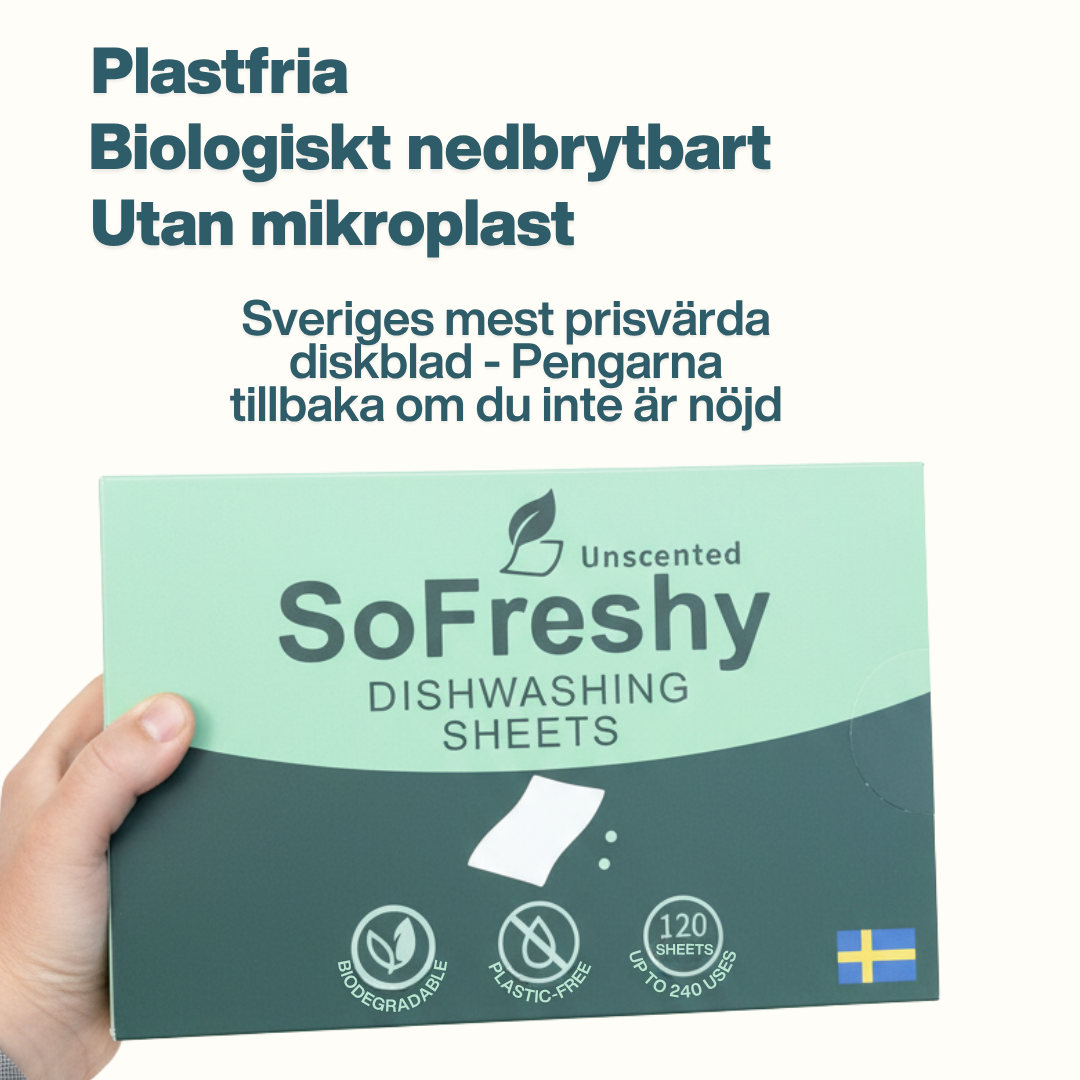 SoFreshy Ekologiska Diskblad Doftfri